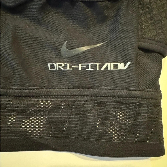 Nike Dri-Fit ADV Ultrabreathe Black Mesh Unpadded Sports Training Bra Size XL - Picture 5 of 12